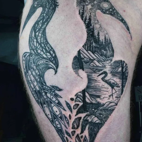 Дотворк tattoo by Noel'le Longhaul (Loone)