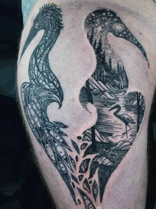 Dotwork tattoo by Noel'le Longhaul (Loone)