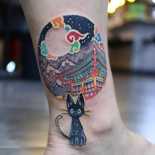 Традиционная tattoo by Pitta in Seoul