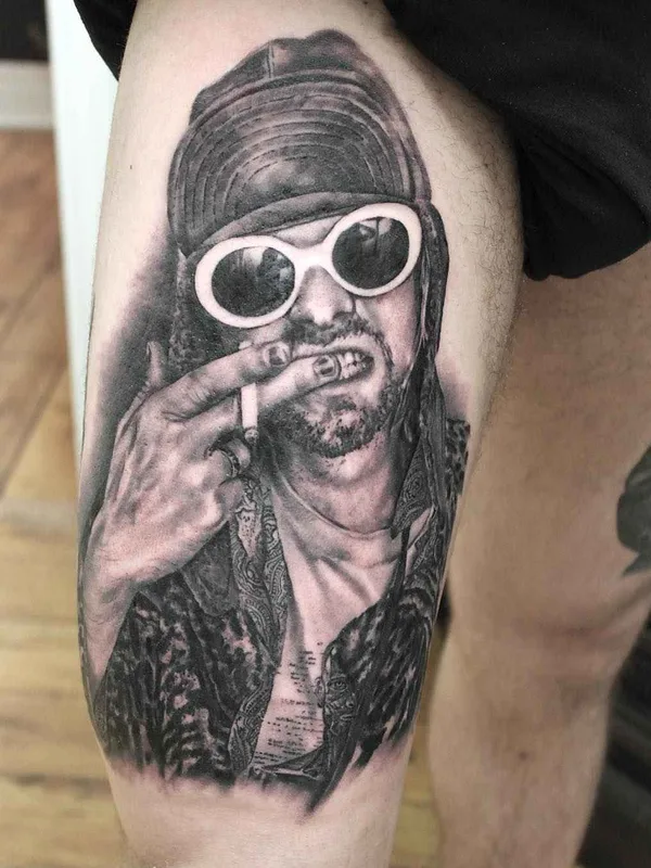 Portrait tattoo by Anthony Jenkins in Ontario