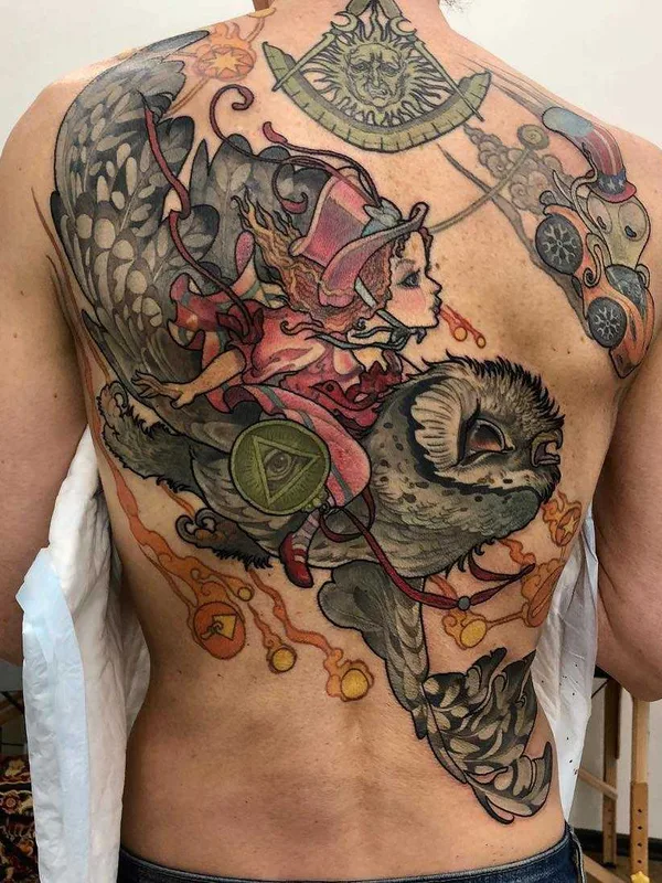 Author's Style tattoo by Олег Турянский in Moscow