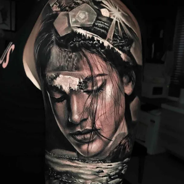 Author's Style tattoo by Damon Holleis in Sydney