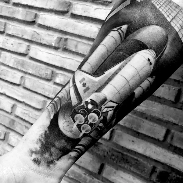 Portrait tattoo by Matias Noble in Valencia