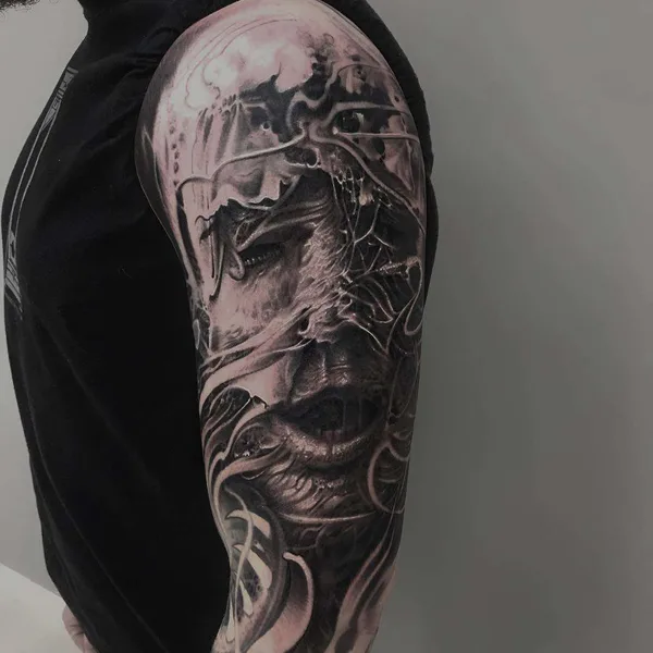Author's Style tattoo by Victor Portugal in Kraków