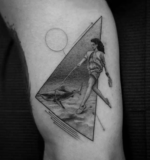 black and grey black and grey tattoo auf upper arm #115 | Tätowierer Balazs Bercsenyi