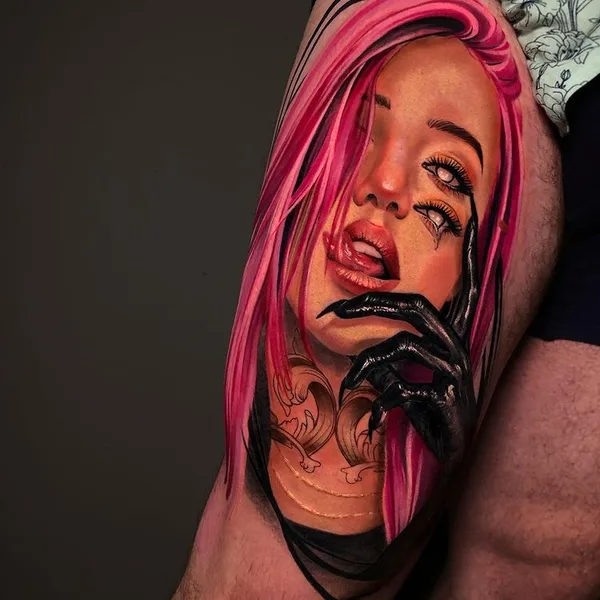 Реализм tattoo by Александра in Краснодар
