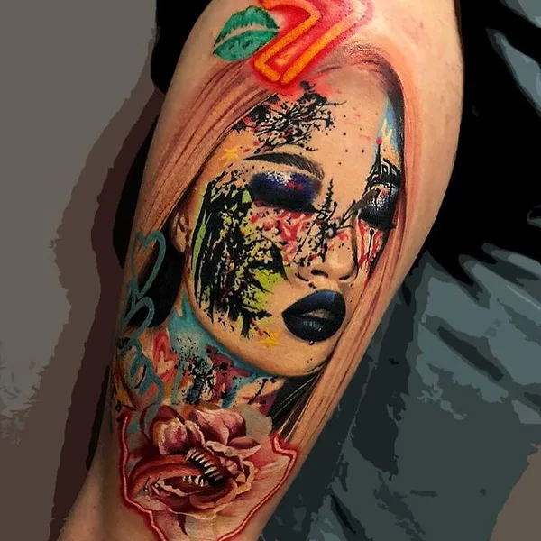 Реализм tattoo by Александра in Краснодар