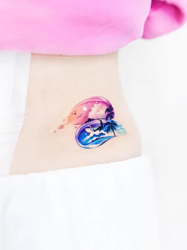 female color abstract, miniature татуировка на side #63478 | Тату мастер Foret tattoo