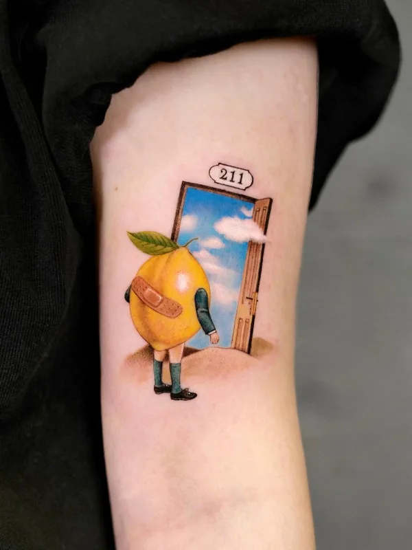 female color micro-realism tattoo auf shoulder #63506 | Tätowierer Neuneu Wu