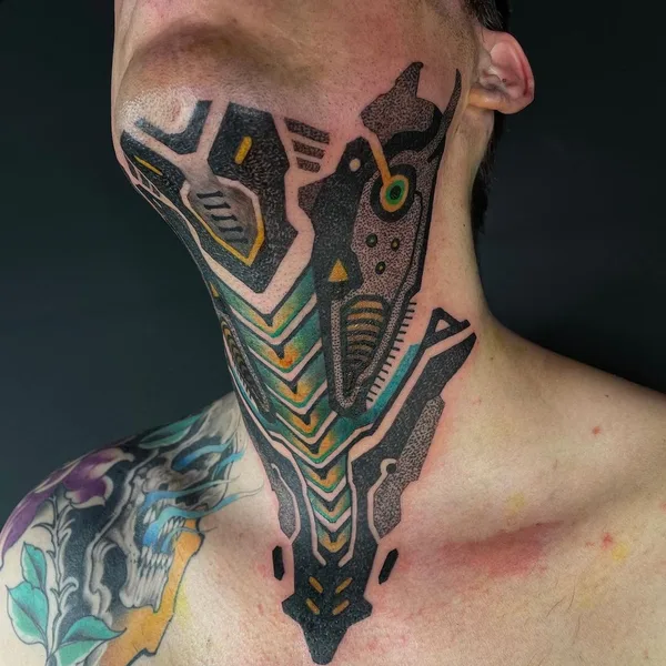 Biomechanical tattoo by Wruce Bayne in Treviso