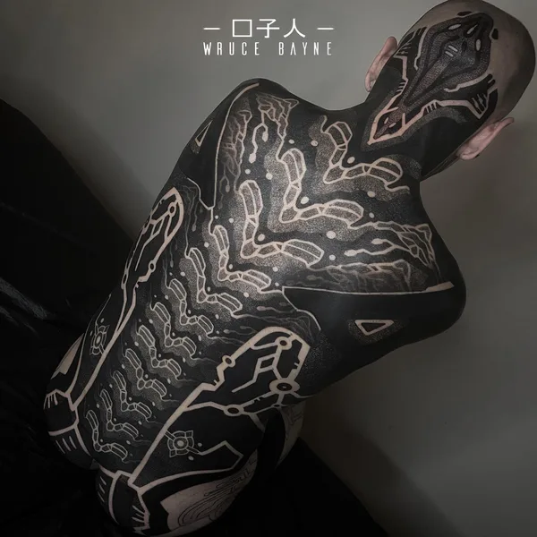 Biomechanical tattoo by Wruce Bayne in Treviso