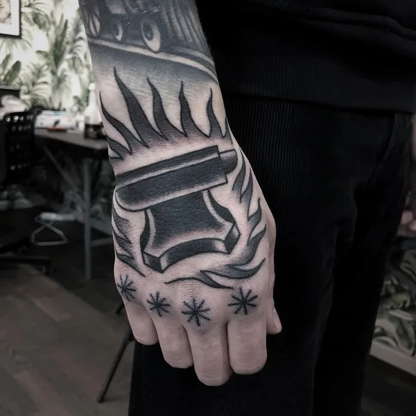 Old School tattoo by Maksim Trad in Moscow