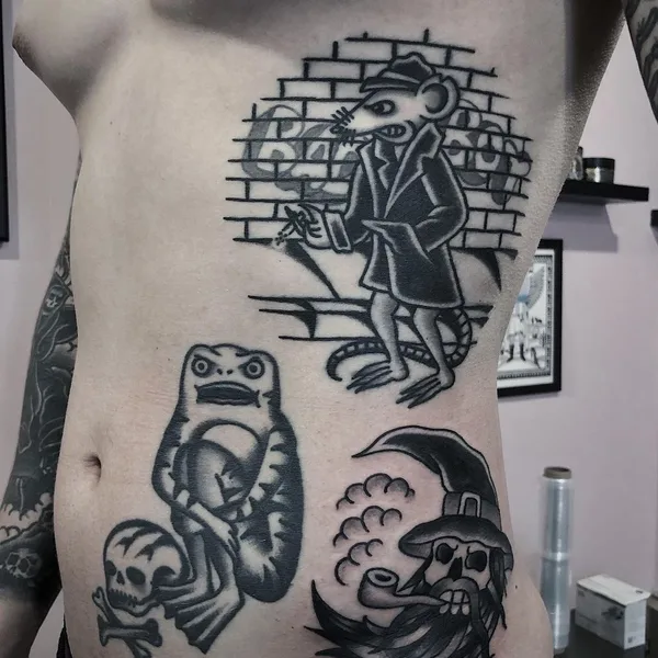 Old School tattoo by Maksim Trad in Moscow