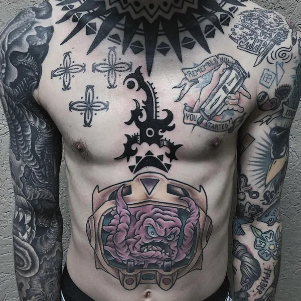 Old School tattoo by Maksim Trad in Moscow