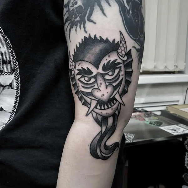 Old School tattoo by Maksim Trad in Moscow