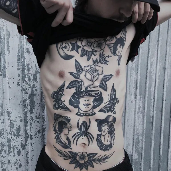 Old School tattoo by Maksim Trad in Moscow