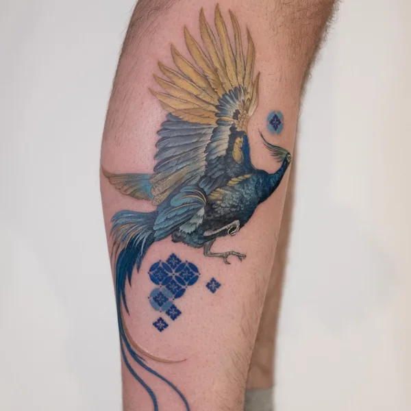 Illustrative tattoo by Noa Margalit in Tel Aviv - Jaffa