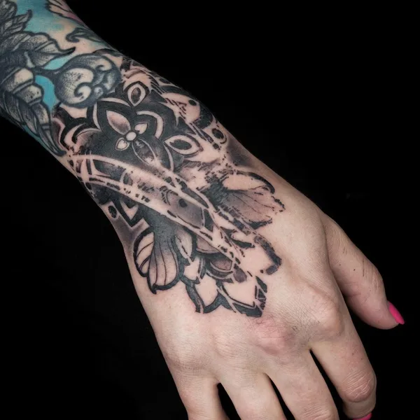 Ornamental tattoo by Антон Глухих in Челябинск