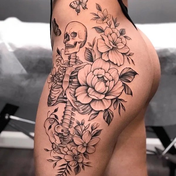 Graphic tattoo by Jai Cheong