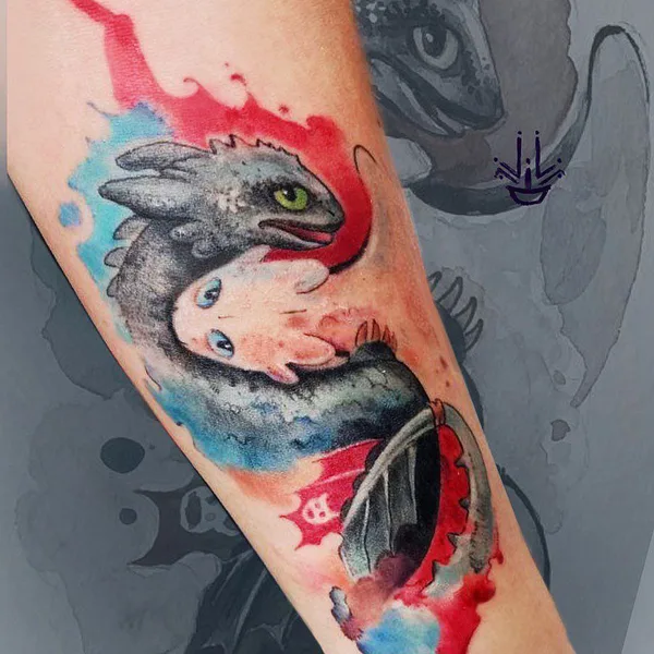 Feminine tattoo by Лина Фиопентова in Новороссийск