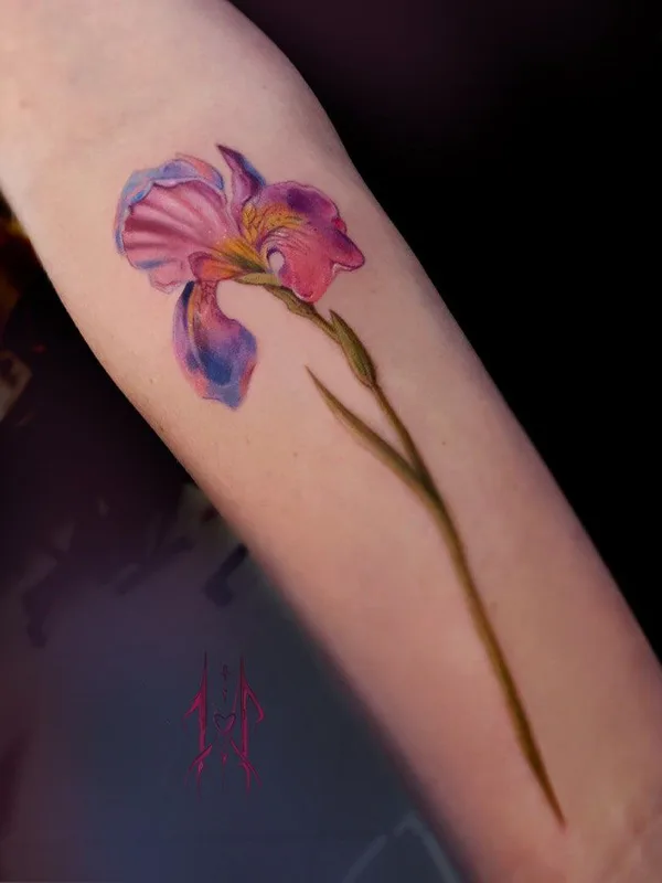 color watercolor Tatuagem em forearm #64851 | Tatuador Лина Фиопентова