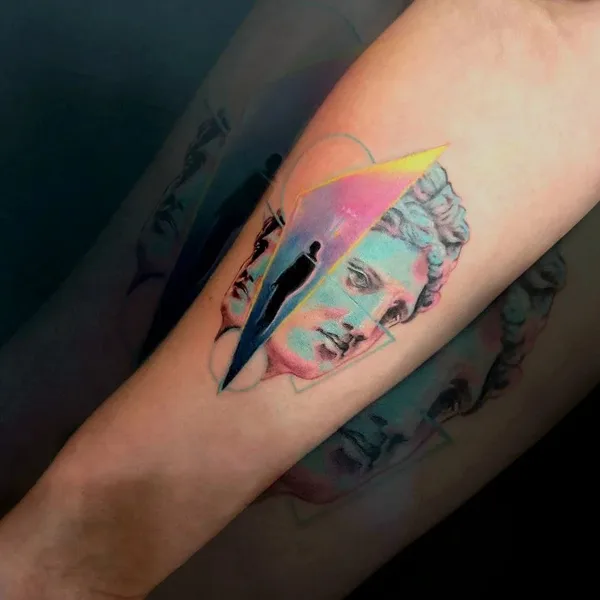 Feminine tattoo by Лина Фиопентова in Новороссийск