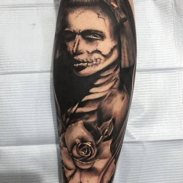 freehand tattoo by Bevan in Perth