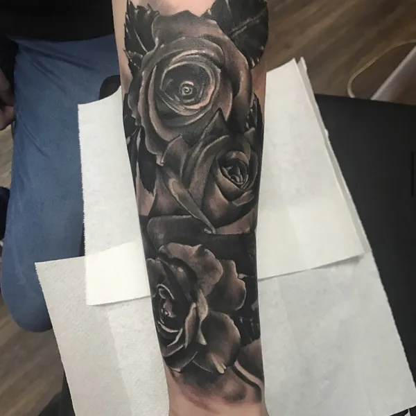 freehand tattoo by Bevan in Perth