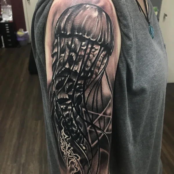 freehand tattoo by Bevan in Perth