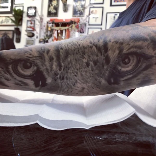 freehand tattoo by Bevan in Perth