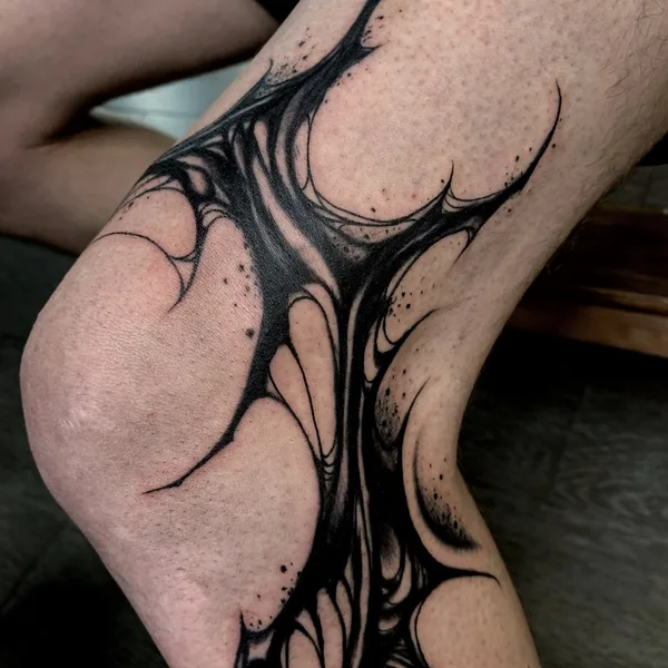 Ornamental tattoo by Andrey Pavlenko in Moscow