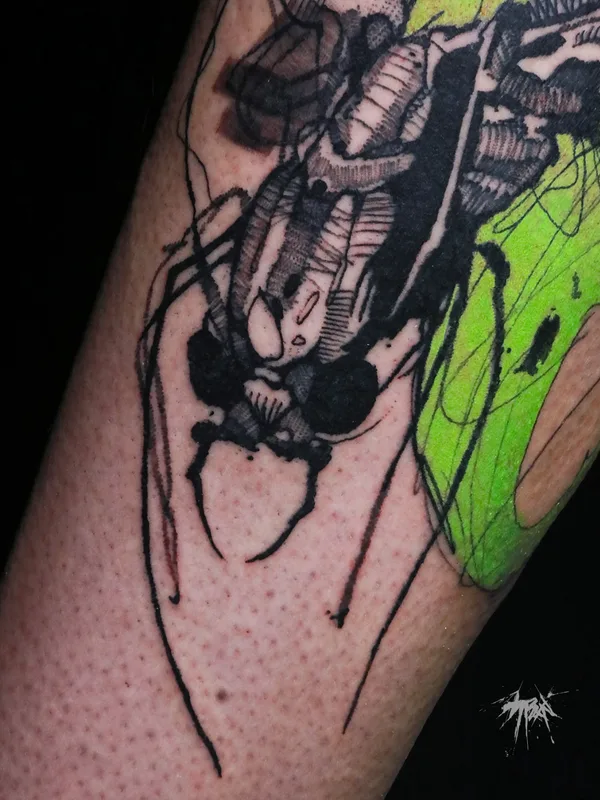 color sketch татуировка на forearm #54063 | Тату мастер Паша MRXN