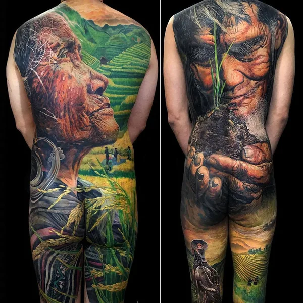 Реализм tattoo by Tu Den