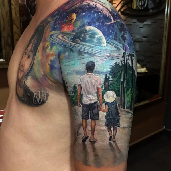 Реализм tattoo by Tu Den
