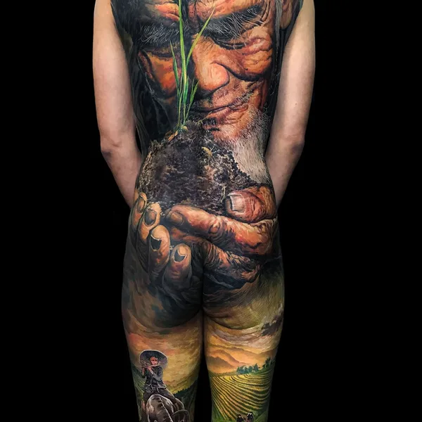 Реализм tattoo by Tu Den