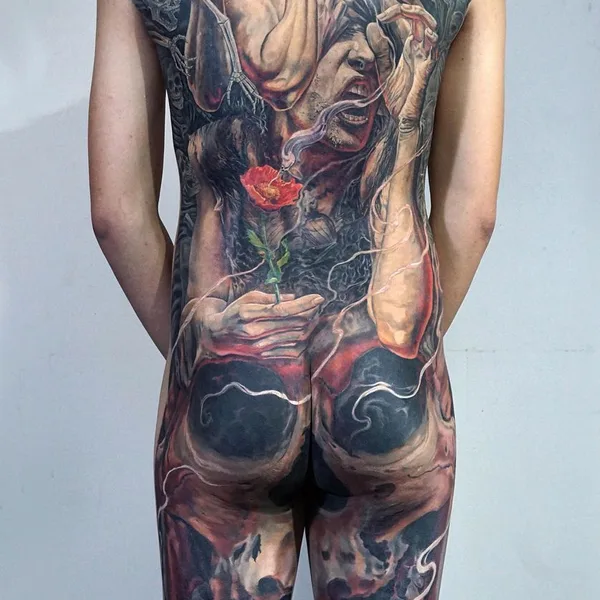 Реализм tattoo by Tu Den