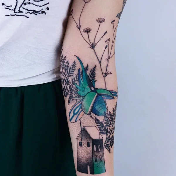 Author's Style tattoo by Dzo Lama in Wrocław