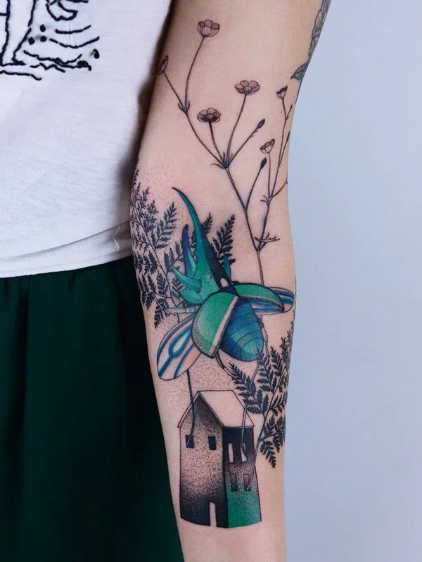 Author's Style tattoo by Dzo Lama in Wrocław