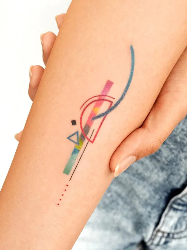 Геометрия tattoo by Basil in Seoul