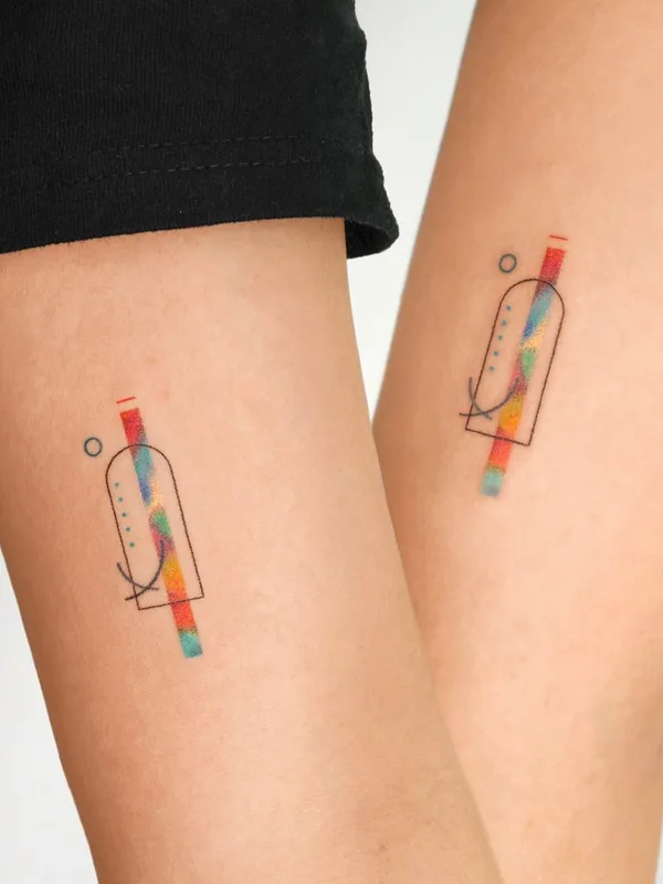Геометрия tattoo by Basil in Seoul