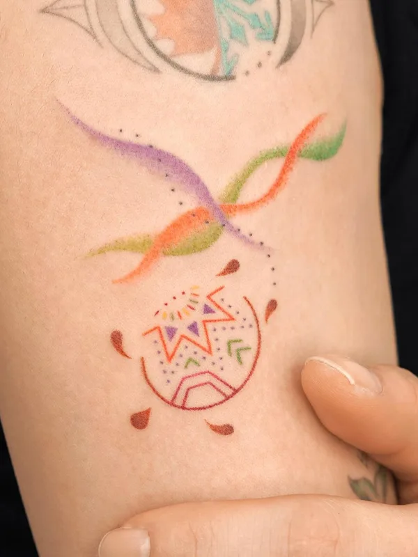 Геометрия tattoo by Basil in Seoul
