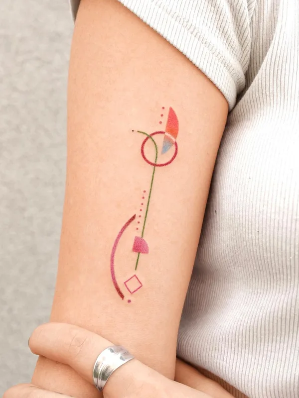 Геометрия tattoo by Basil in Seoul