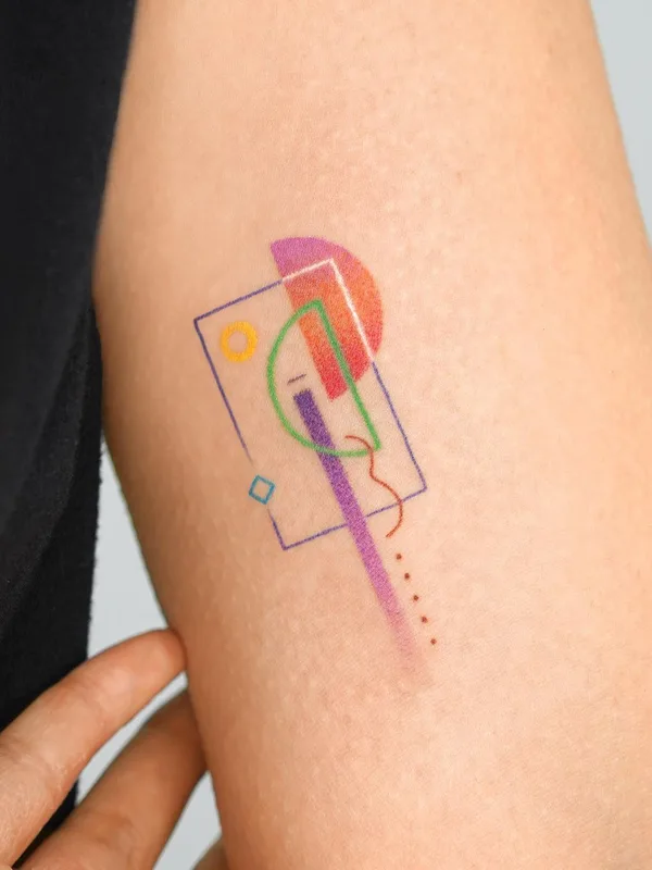 Геометрия tattoo by Basil in Seoul