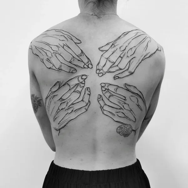 Sketch tattoo by Nicolas Agus in Milano