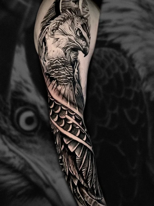 black and grey realism Tatuagem em full sleeve #71644 | Tatuador Fabian Hellberg