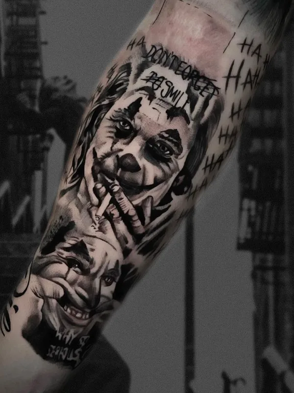 black and grey black and grey Tatuagem em forearm #71648 | Tatuador Fabian Hellberg