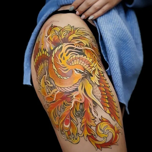 Нео традиционная tattoo by Егор Вавилов in Москва