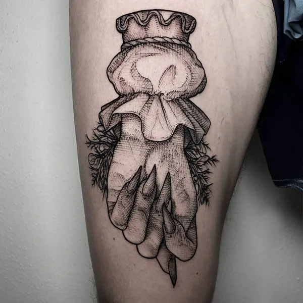 Graphic tattoo by doskaladas in Valencia
