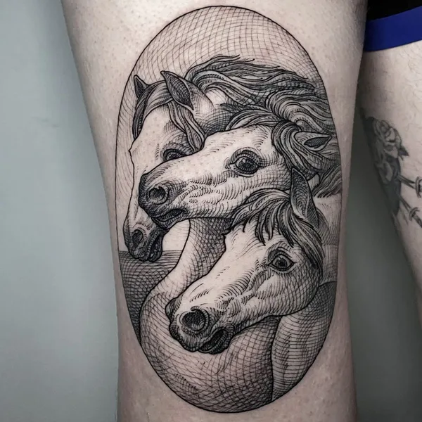 Graphic tattoo by doskaladas in Valencia