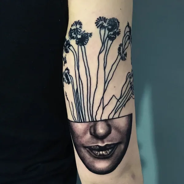 avant-garde tattoo by Евгений Пилягин in Saint Petersburg